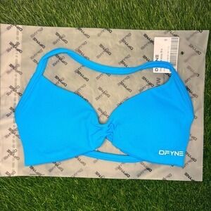 Dfyne impact strappy bra glacier blue small
